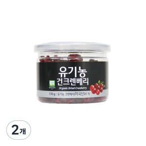 오가닉스토리 유기농 건크렌베리, 110g, 2개