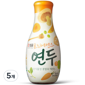 샘표 요리에센스 연두 진, 500ml, 5개