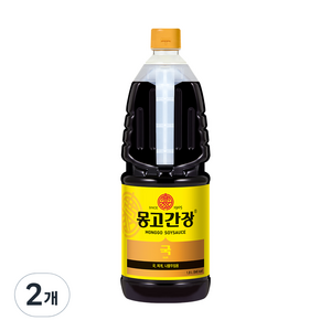 몽고간장 국간장, 1.8L, 2개