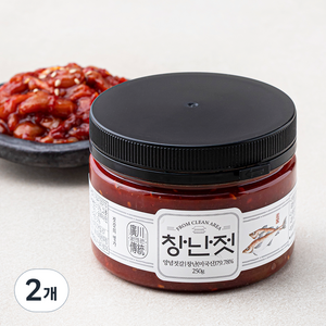 광천수산 창난젓, 250g, 2개