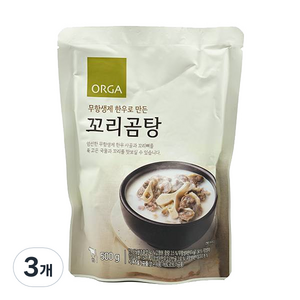 올가 꼬리곰탕, 500g, 3개