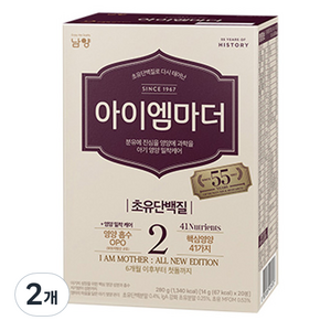 초유단백질로 다시 태어난 아이엠마더 2단계 6~12개월 280g, 2개