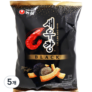 새우깡 블랙, 125g, 5개