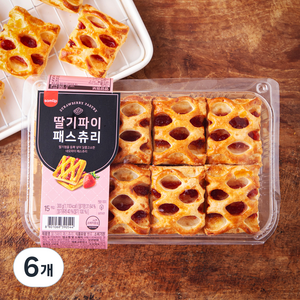 삼립 딸기파이 페스츄리 15개입, 300g, 6개