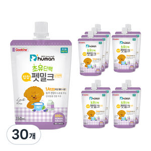 듀먼 초유단백 챱챱 펫밀크, 눈가반짝, 150ml, 30개