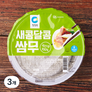 청정원 새콤달콤 쌈무, 340g, 3개