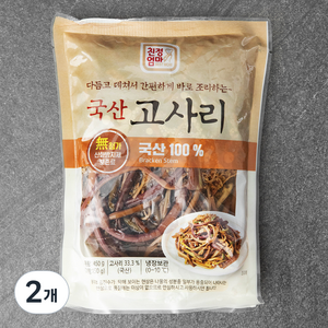 친정엄마 국산 데친고사리, 450g (고형량 150g), 2개