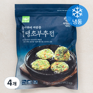 부침명장 사옹원 한입 땡초부추전 (냉동), 510g, 4개