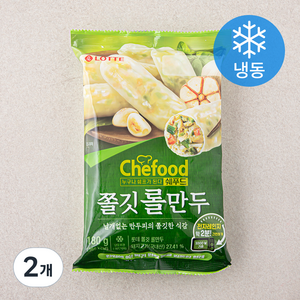 Chefood 쫄깃 롤만두 (냉동), 180g, 2개