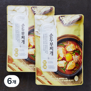 신세계푸드 호텔컬렉션 에센셜 순두부찌개 냉장, 450g, 6개