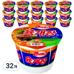 육개장 큰사발면 110g, 32개