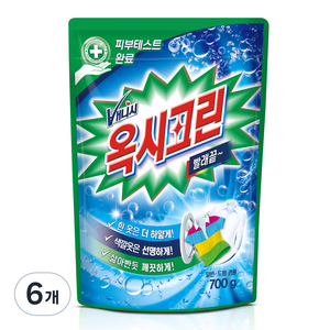 옥시크린 분말형 표백제, 700g, 6개