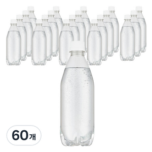 라인바싸 플레인 탄산수 무라벨, 60개, 500ml