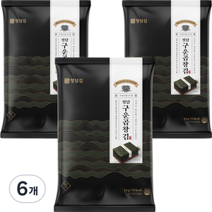 정담김 정담 구운 곱창김 14g x 5p, 6개