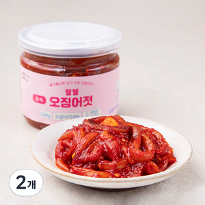 웰웰 실속 오징어젓, 250g, 2개