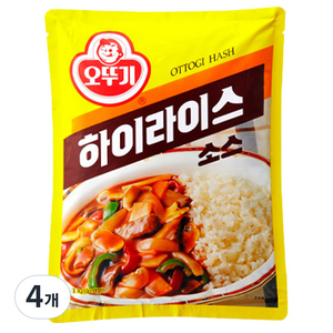 오뚜기 하이라이스 소스, 1kg, 4개