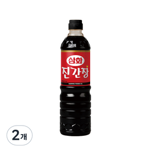 삼화식품 진간장, 900ml, 2개