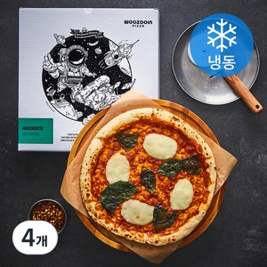 우주인피자 마르게리따 (냉동), 290g, 4개