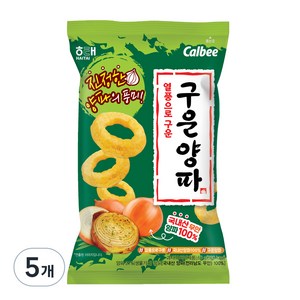 해태제과 구운양파, 60g, 5개