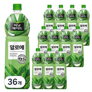 미닛메이드 알로에, 1.5L, 36개