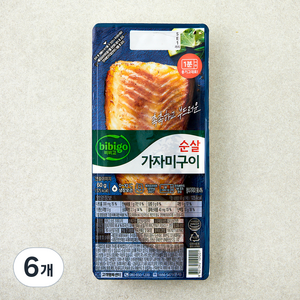 비비고 순살 가자미구이 (냉장), 6개, 60g