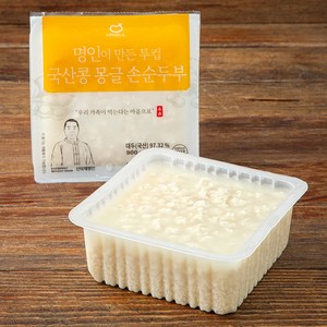 한둘 명인이 만든 투컵 몽글 손순두부, 450g, 2개