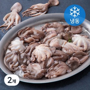 알찬해 손질 주꾸미 (냉동), 500g, 2개