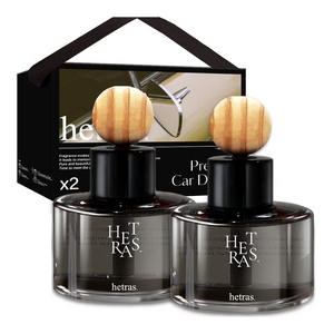헤트라스 프리미엄 차량용 디퓨저 77ml 2p + 리본끈 선물세트, 플라워샵, 1세트