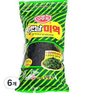 오뚜기 옛날 미역, 250g, 6개