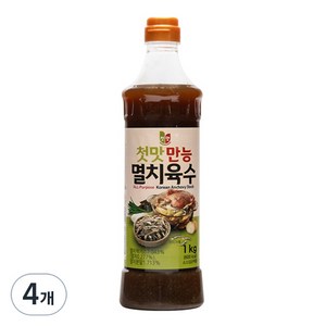 첫맛 만능 멸치육수, 1kg, 4개