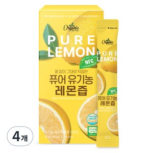 천호엔케어 퓨어 유기농 레몬즙 15p, 300g, 4개