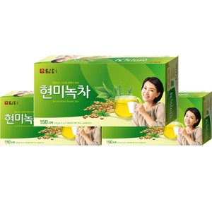 담터 현미녹차 티백, 1.5g, 150개입, 3개