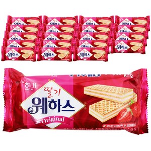 해태제과 딸기 웨하스, 50g, 20개