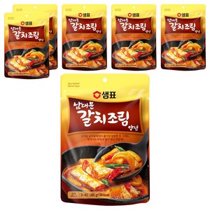 샘표 송추계곡 닭볶음탕 양념, 180g, 6개