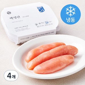 덕화 백명란 (냉동), 100g, 4개