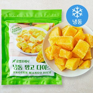 망고 다이스 (냉동), 500g, 1개