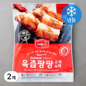 쿠즈락앳홈 육즙팡팡 소떡소떡 (냉동), 540g, 2개