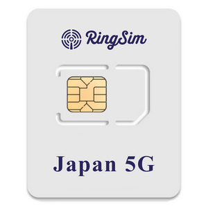 링심 일본 5G 유심칩, 1개, 4일, 무제한