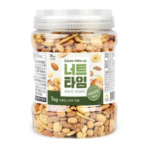 해맑음푸드 너트타임 그린 믹스넛, 1kg, 1개