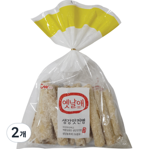 청우식품 옛날애 생강전병, 250g, 2개