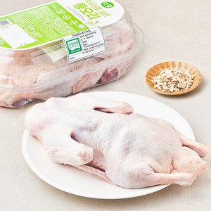 다향 무항생제 인증 백숙재료 담은 통오리 (냉장), 1.6kg, 1개