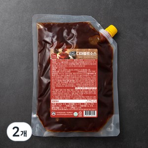 푸딩팩토리 디아블로 소스, 1kg, 2개