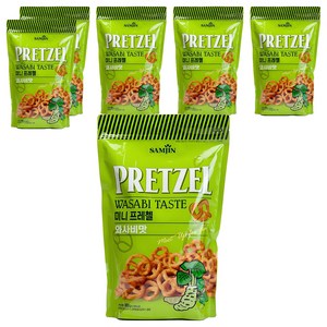 삼진 미니 프레첼 와사비맛, 300g, 6개