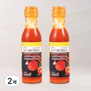 곰곰 사과 스위트 칠리소스, 270ml, 2개