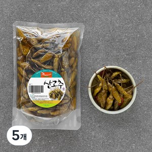 강경신안 산고추 절임, 500g, 5개