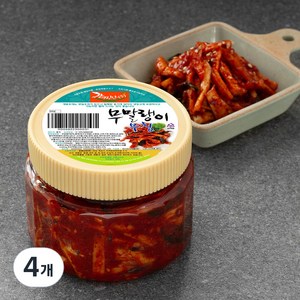 강경신안 무말랭이 무침, 500g, 4개