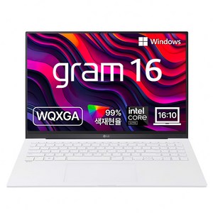 LG전자 2024 그램 16 코어Ulta5, 스노우화이트, 512GB, 16GB, WIN11 Home, 16Z90S-GAFWK