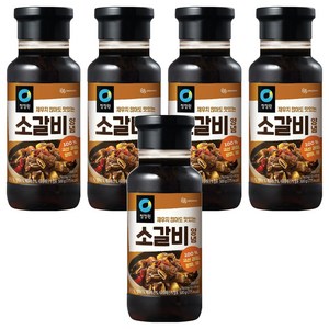 청정원 소갈비양념, 500g, 5개