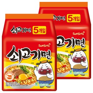 삼양 쇠고기면 120g, 10개