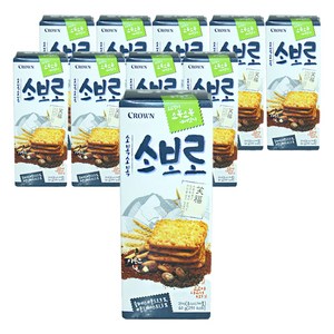 크라운 소복소복 소보로, 60g, 10개